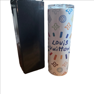 Designer Inspired Multicolor Travel Mug